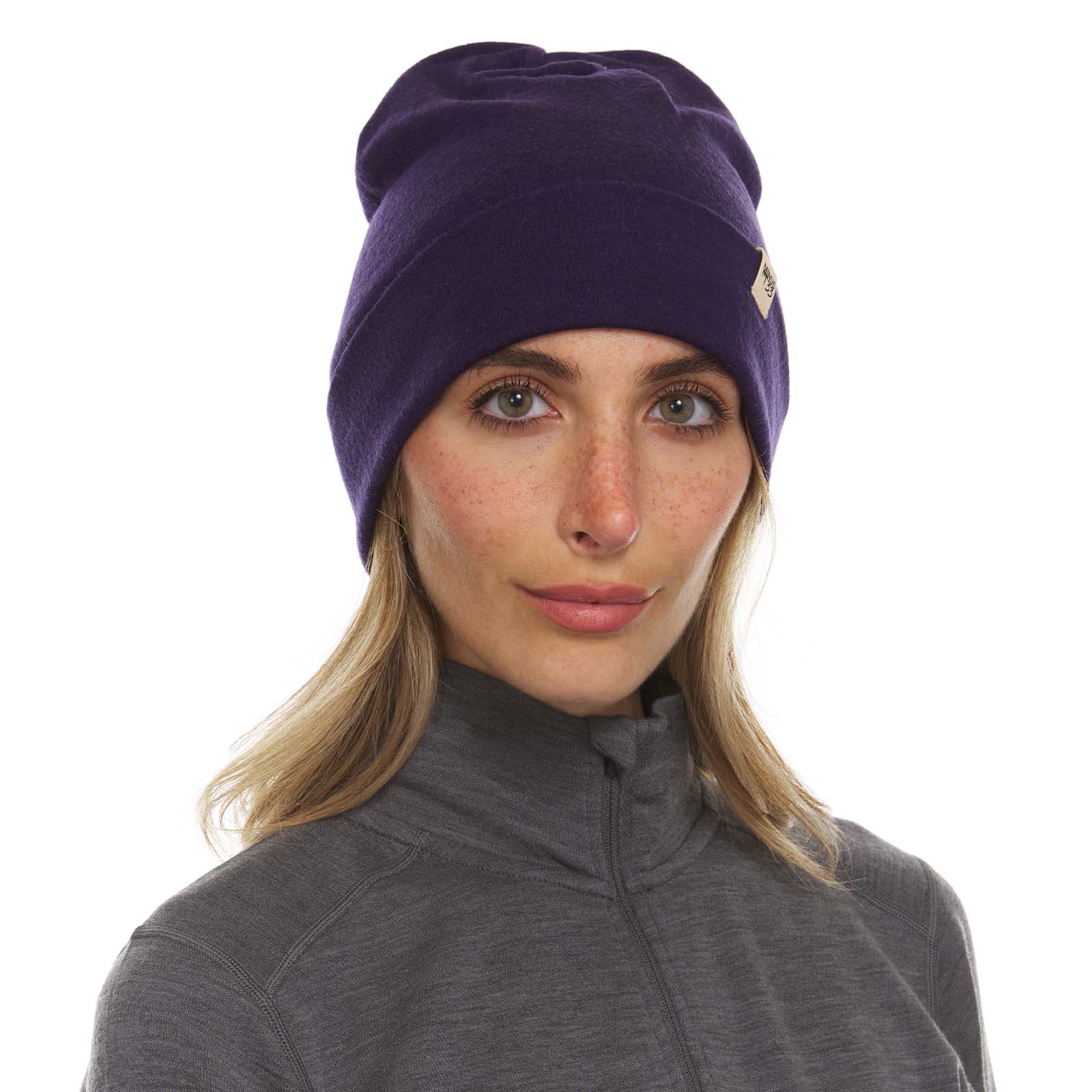 Lightweight - Ridge Cuff Beanie 100% Merino Wool - Concordia Style Boutique