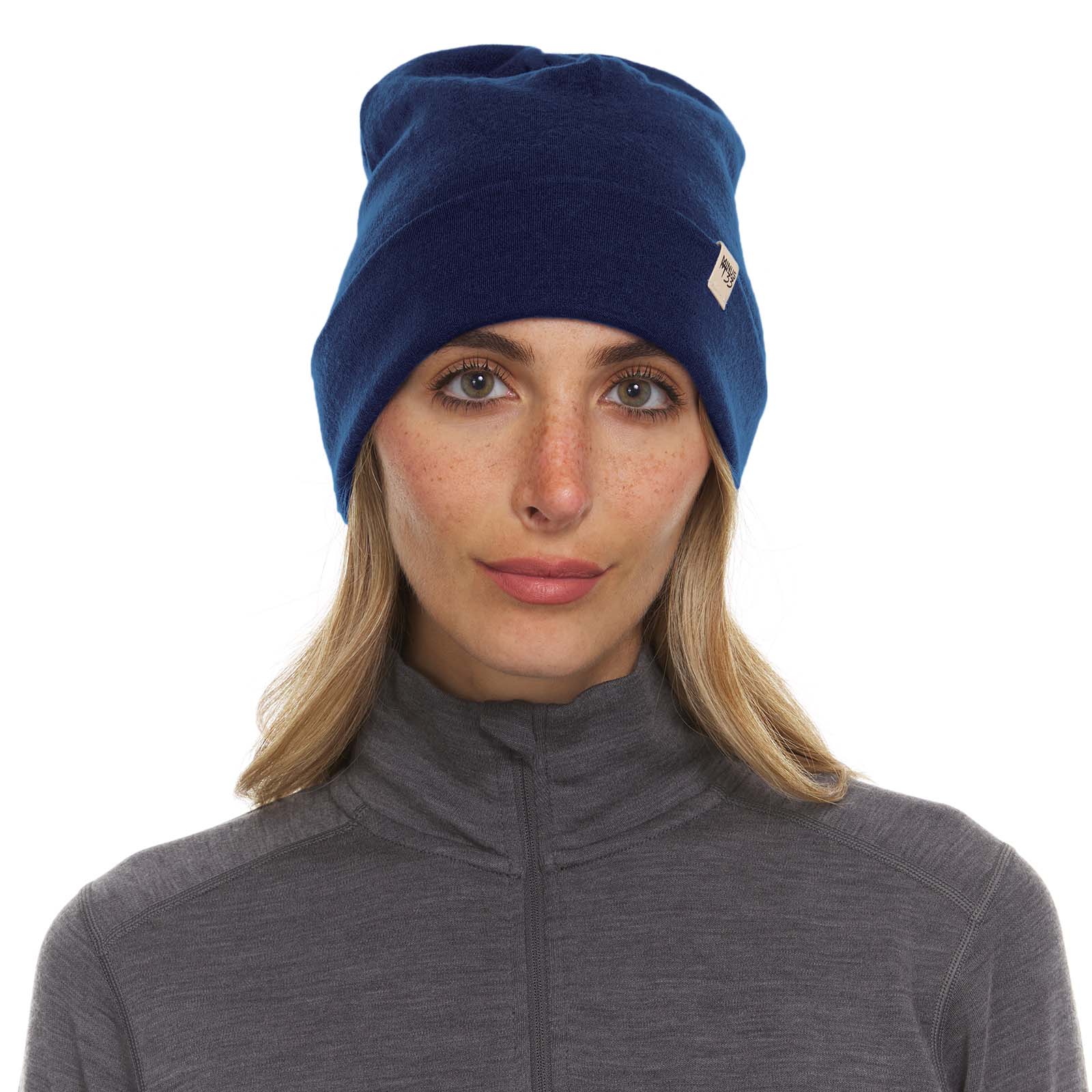 Lightweight - Ridge Cuff Beanie 100% Merino Wool - Concordia Style Boutique