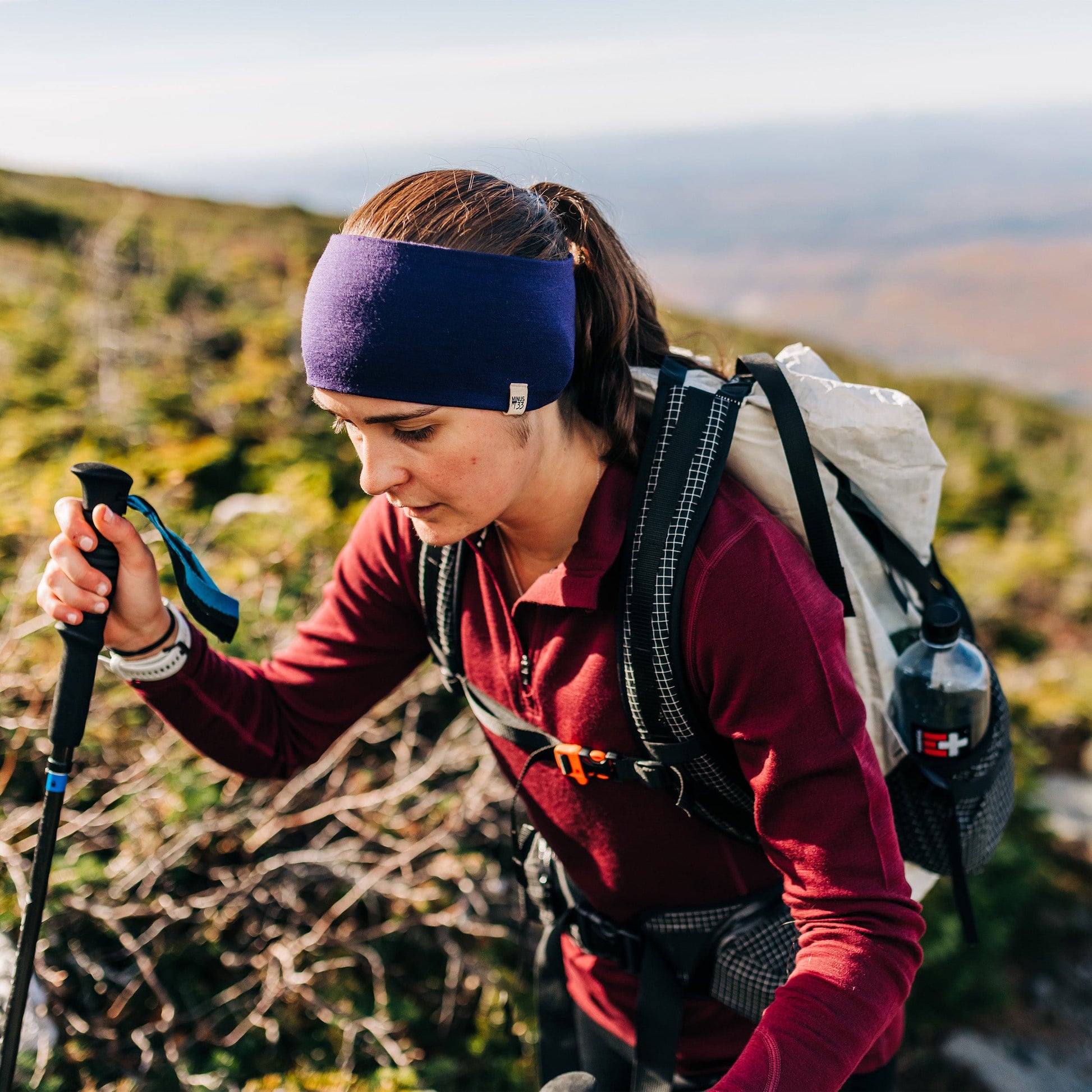 Midweight - Reversible Headband 100% Merino Wool - Concordia Style Boutique