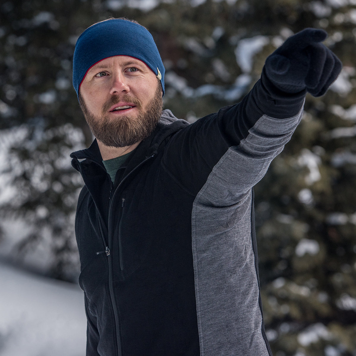 Midweight - Reversible Headband 100% Merino Wool - Concordia Style Boutique