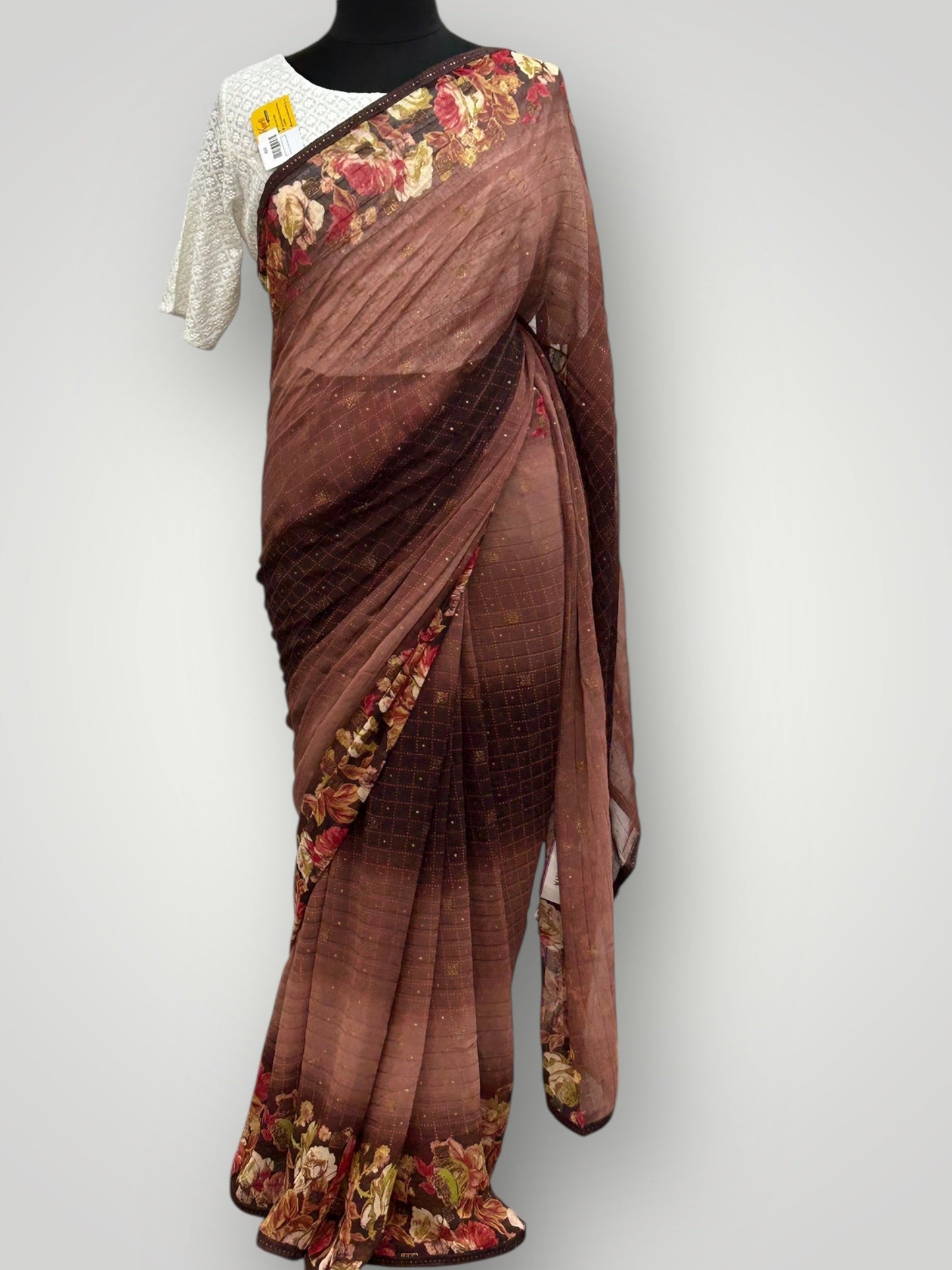 Chiffon Saree with blouse piece