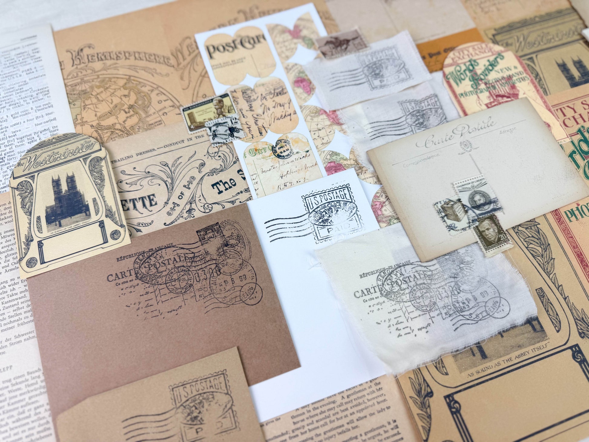 Foreign Travel Ephemera Kit - Concordia Style Boutique