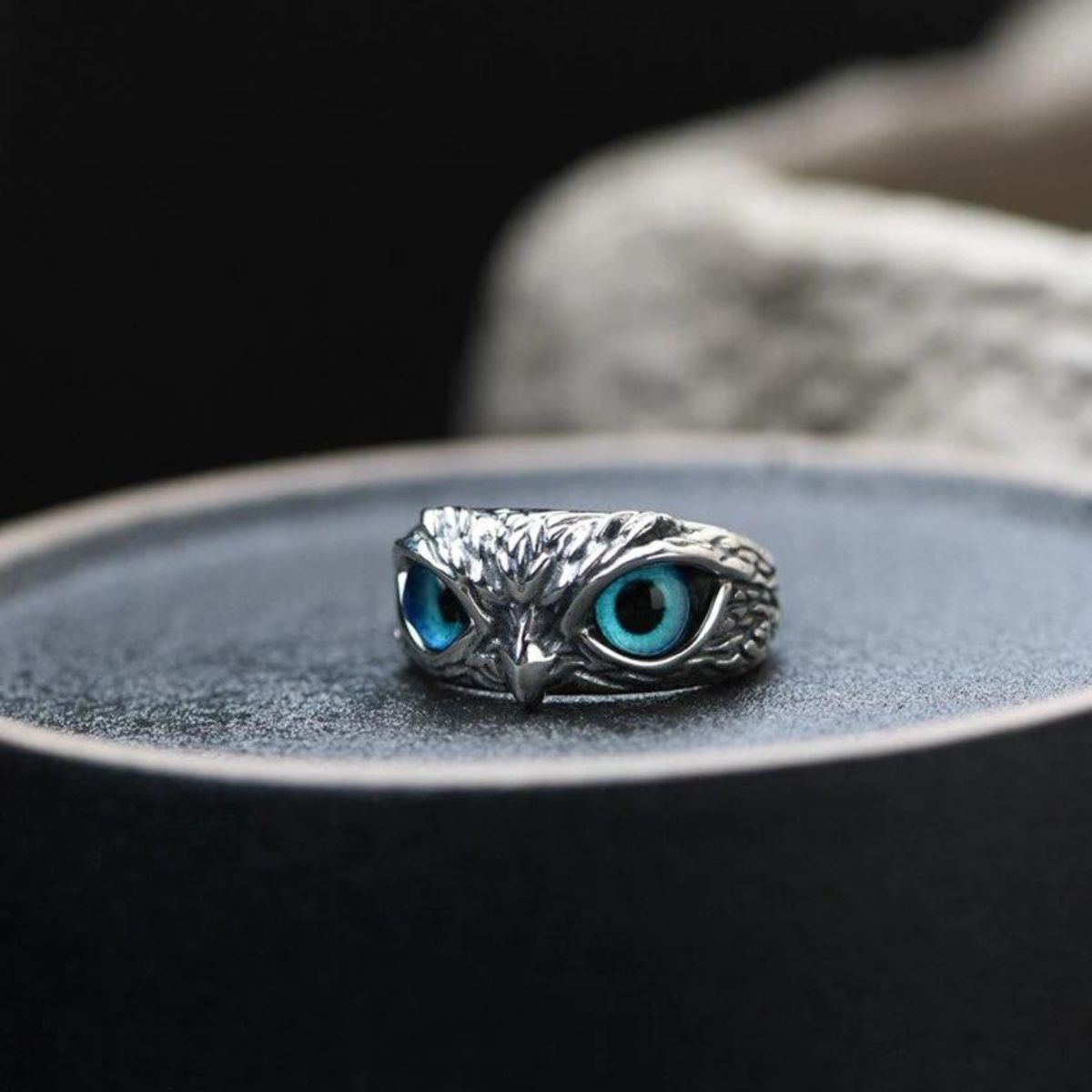 OWL EYE RING (ADJUSTABLE) - Concordia Style Boutique