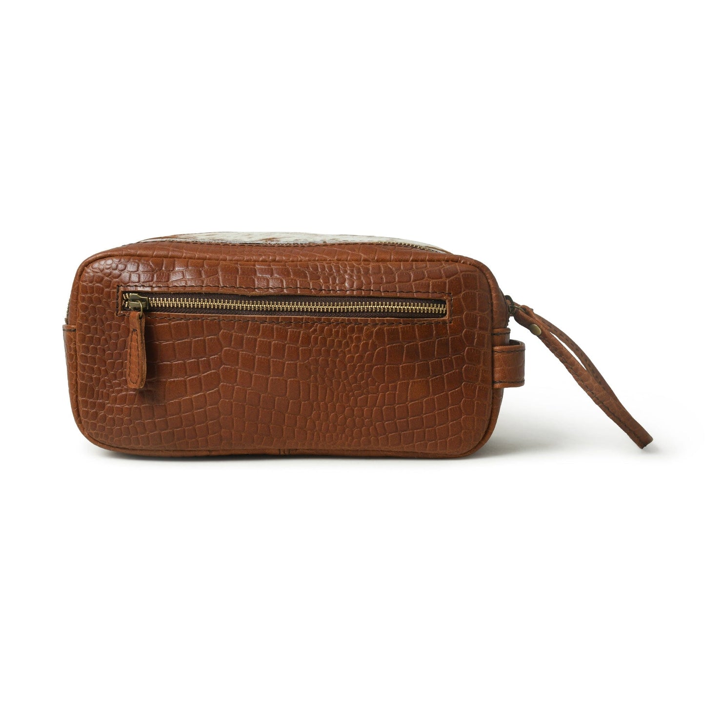 Hairon Croco Leather Toiletry Bag - Concordia Style Boutique