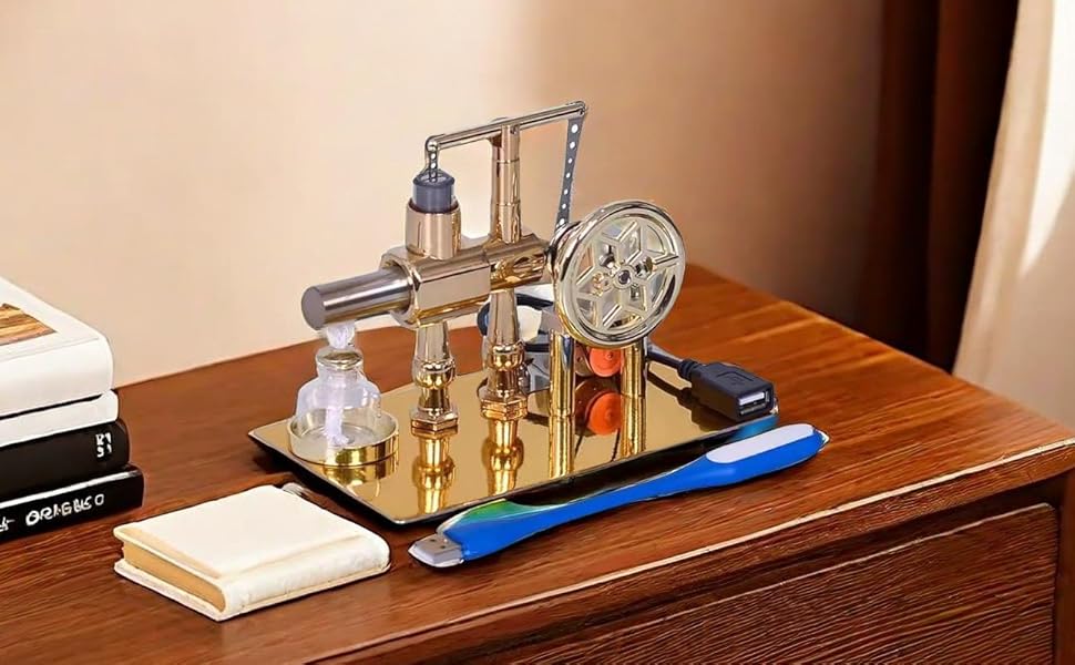 Experience the Fascinating World of Mechanical Engineering with the Hot Air Stirling Engine Model - Concordia Style Boutique