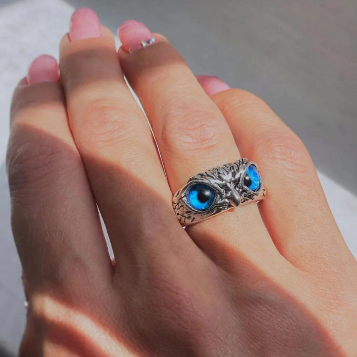 OWL EYE RING (ADJUSTABLE) - Concordia Style Boutique