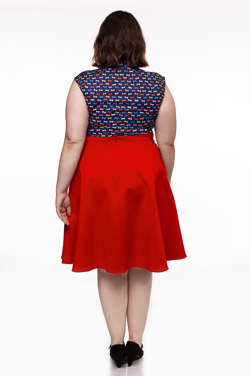 Charlotte Skirt in Red - Concordia Style Boutique