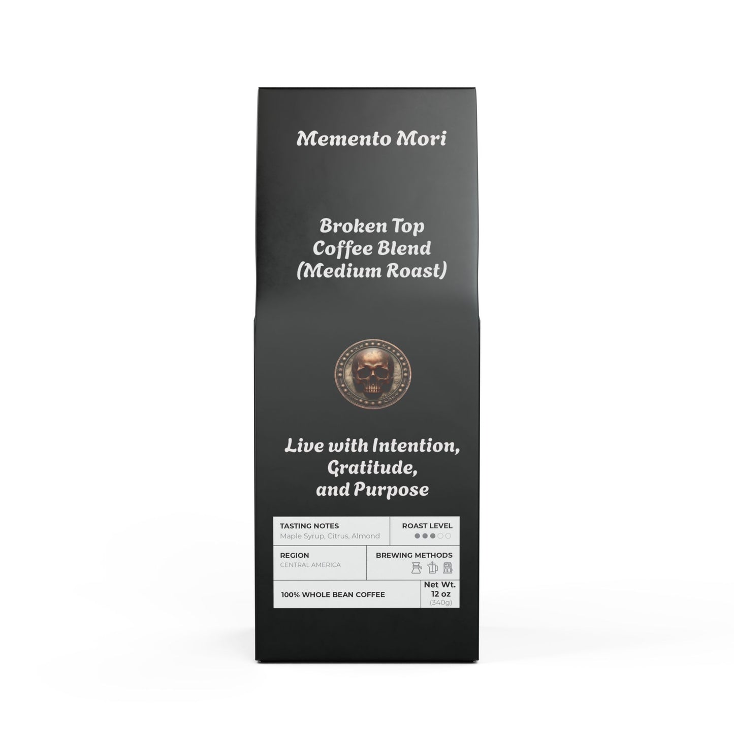 Broken Top Coffee Blend (Medium Roast) - "Memento Mori" - Premium Coffee from Concordia Style Boutique - Just $27.05! Shop now at Concordia Style Boutique