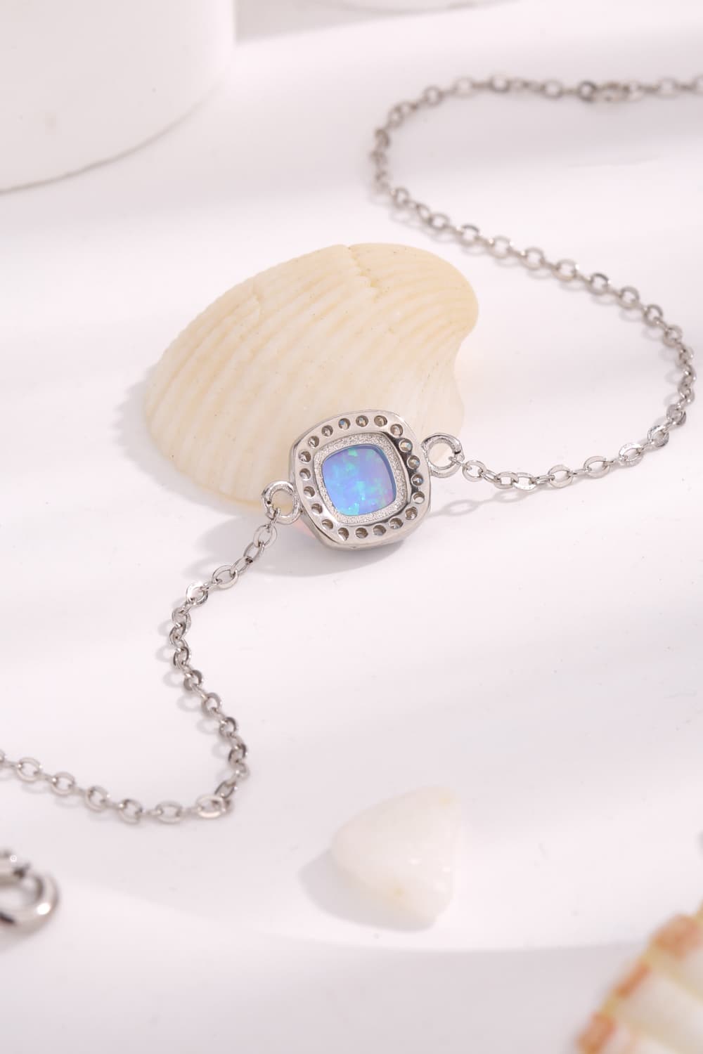 Opal Platinum-Plated Bracelet - Concordia Style Boutique