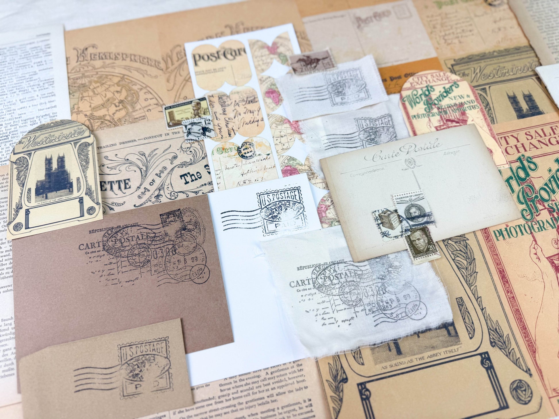 Foreign Travel Ephemera Kit - Concordia Style Boutique