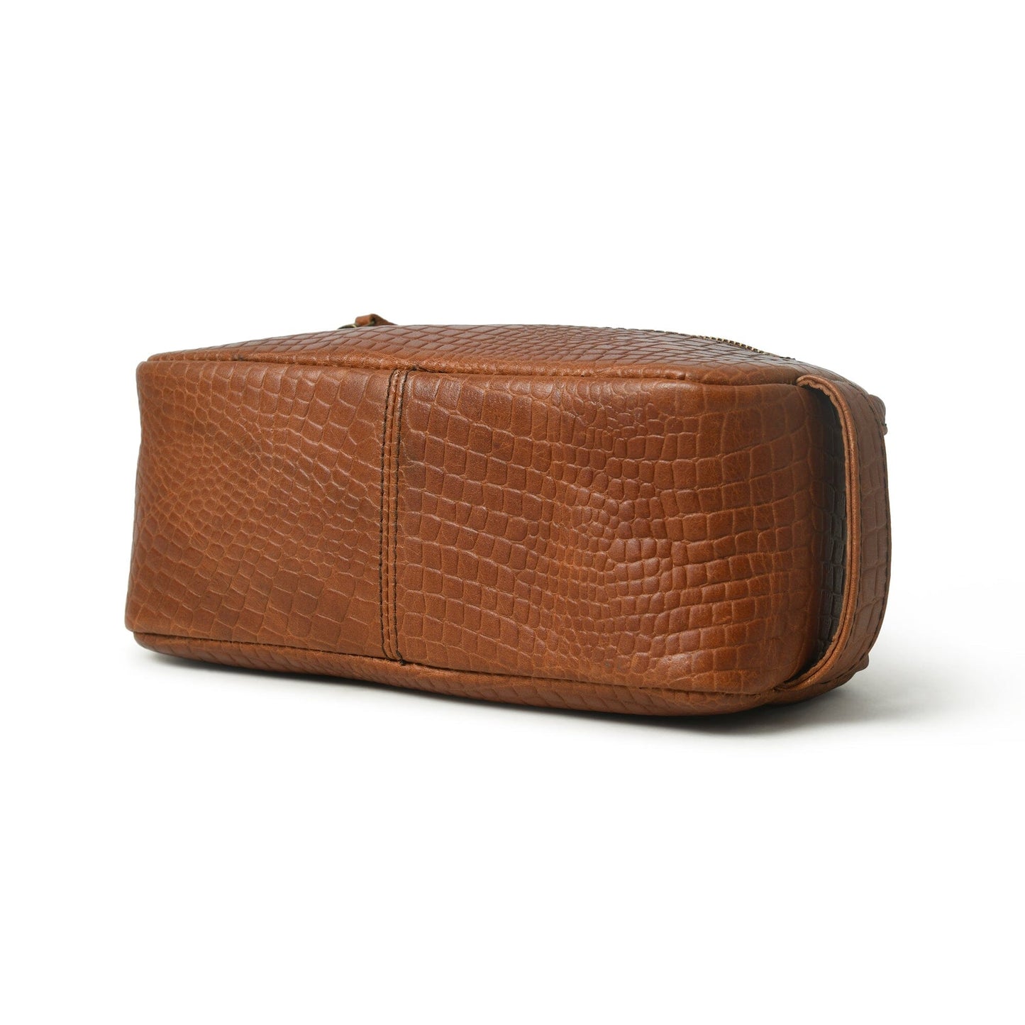 Hairon Croco Leather Toiletry Bag - Concordia Style Boutique
