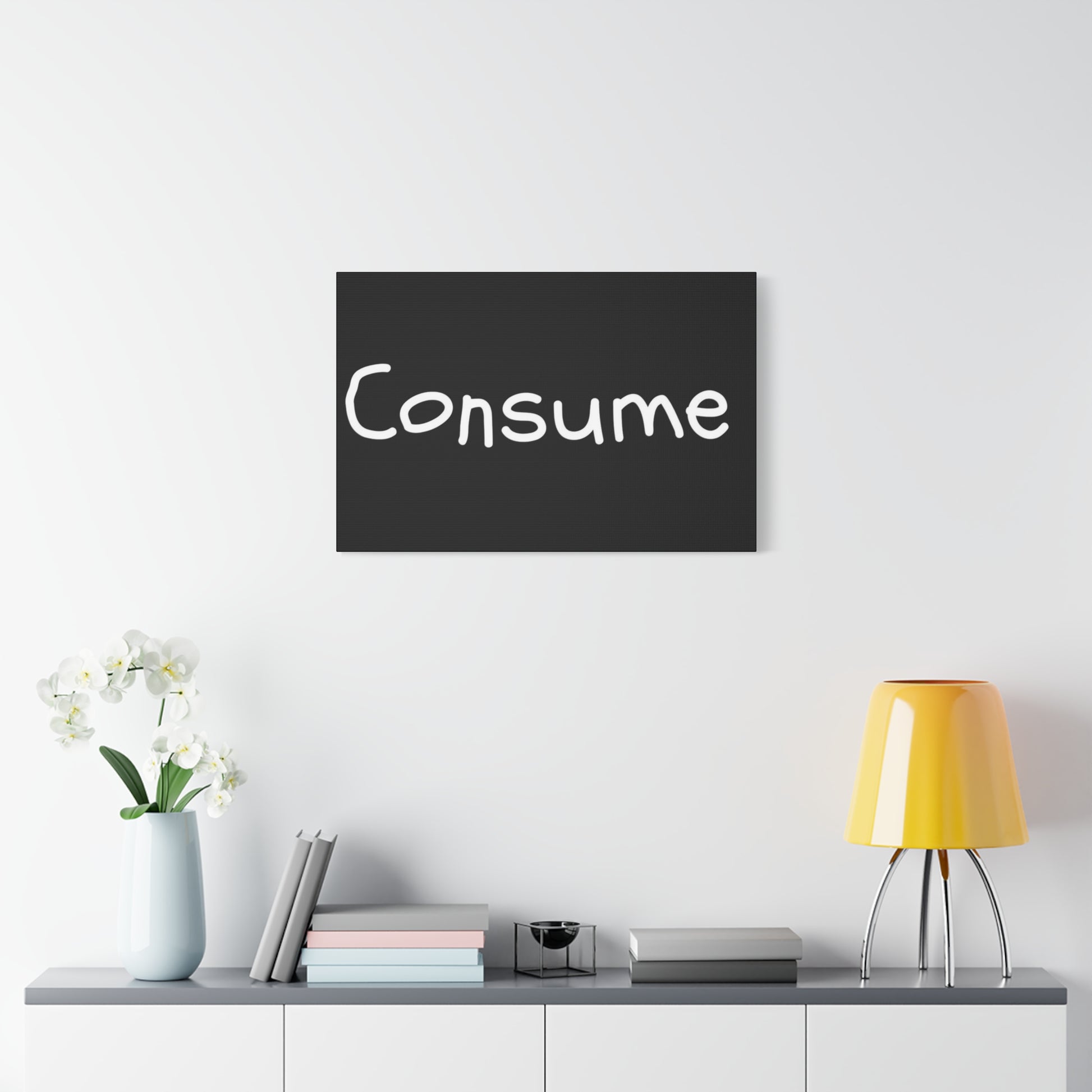 Classic Canvas -"Consume" - Premium Canvas from Concordia Style Boutique - Just $26.40! Shop now at Concordia Style Boutique