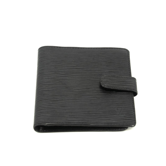 Louis Vuitton Black Epi Leather Bifold Wallet #3712