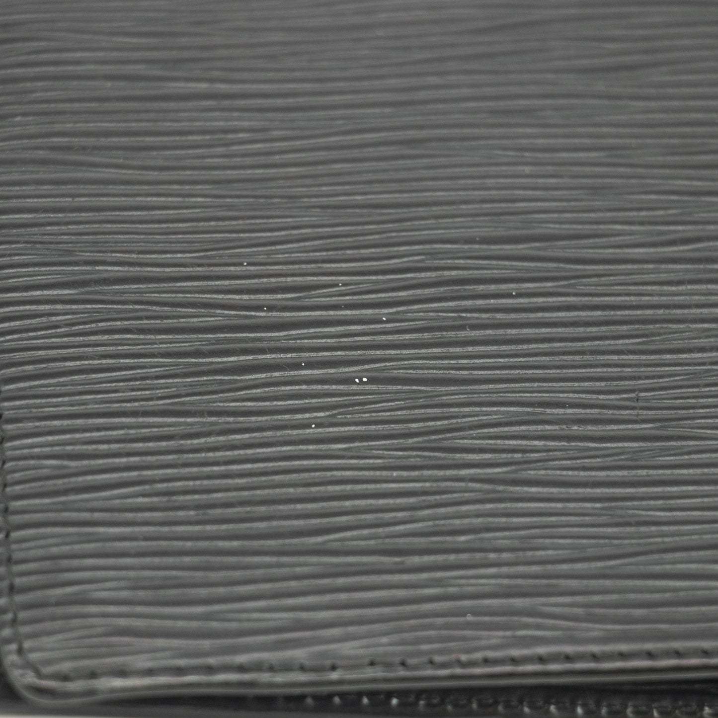 Louis Vuitton Black Epi Leather Bifold Wallet #3712