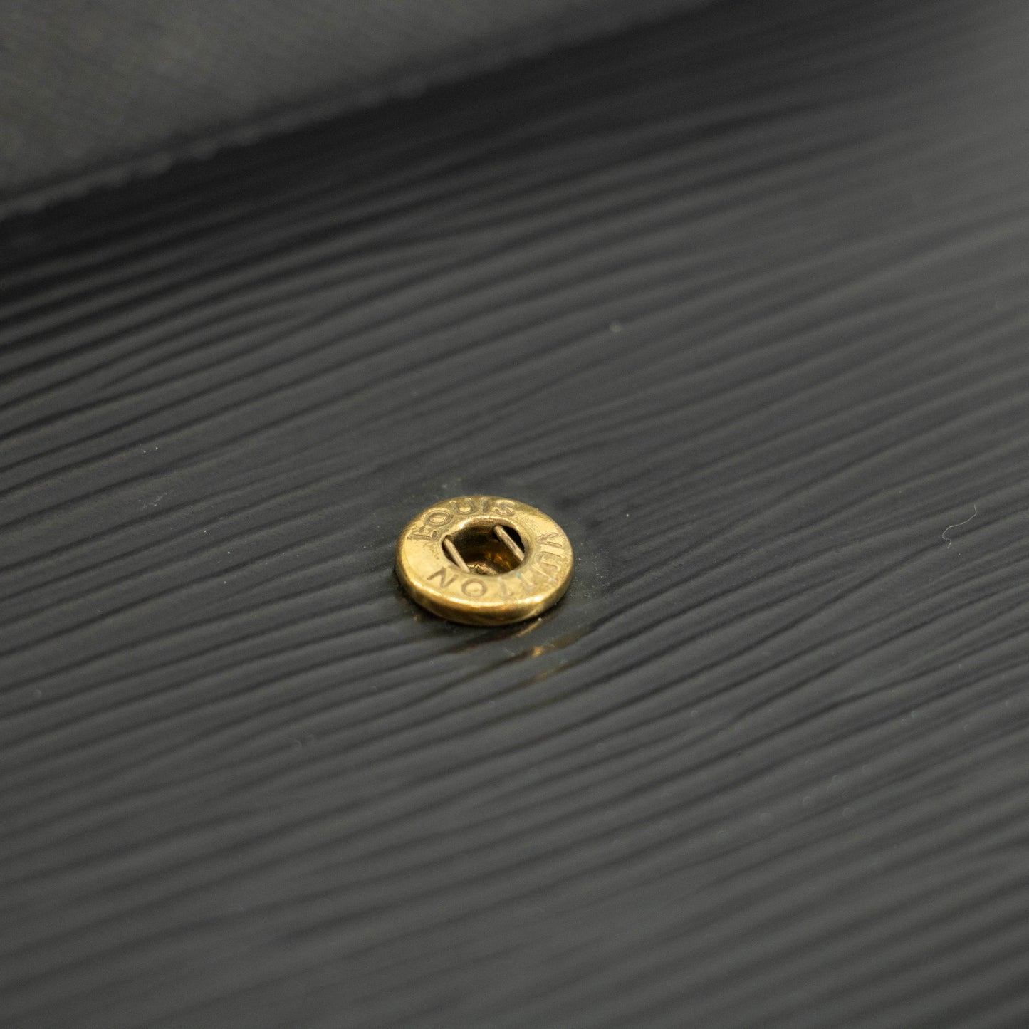 Louis Vuitton Black Epi Leather Ludlow Trifold Wallet #3716