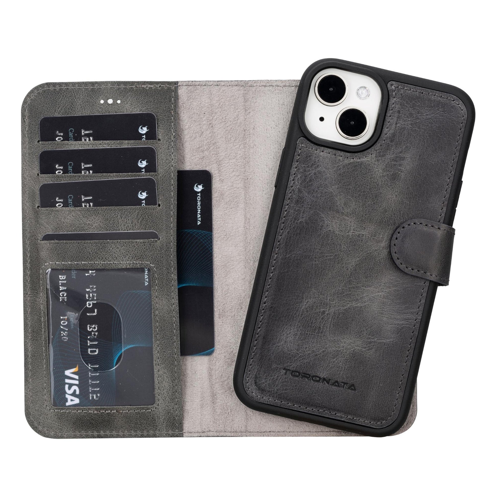 Casper iPhone 14 Series Detachable Leather Wallet Case - Concordia Style Boutique