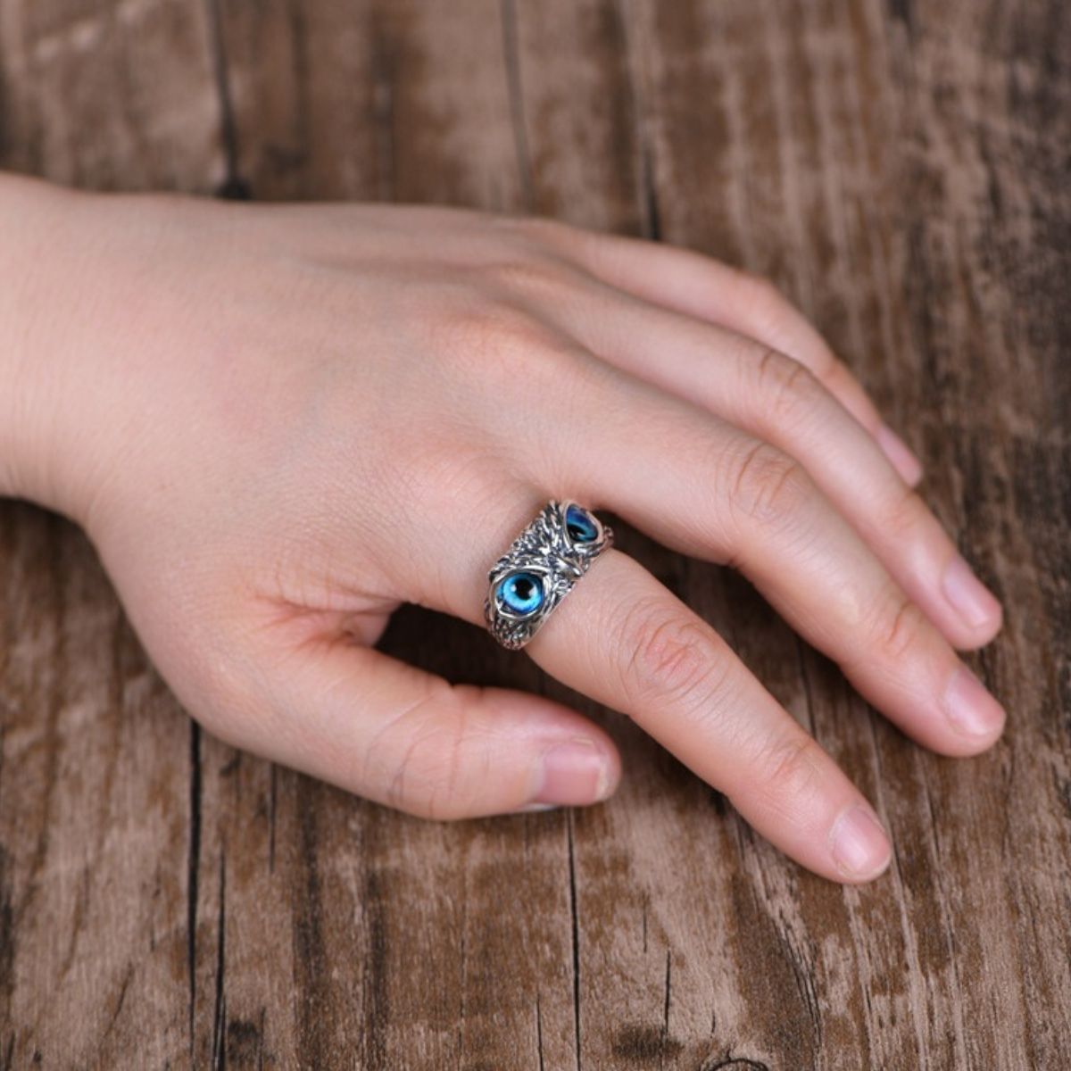 OWL EYE RING (ADJUSTABLE) - Concordia Style Boutique
