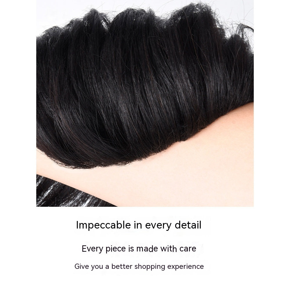 Men's Wig Big Invisible Hair Supplementing Piece - Premium wig from Concordia Style Boutique - Just $21.97! Shop now at Concordia Style Boutique