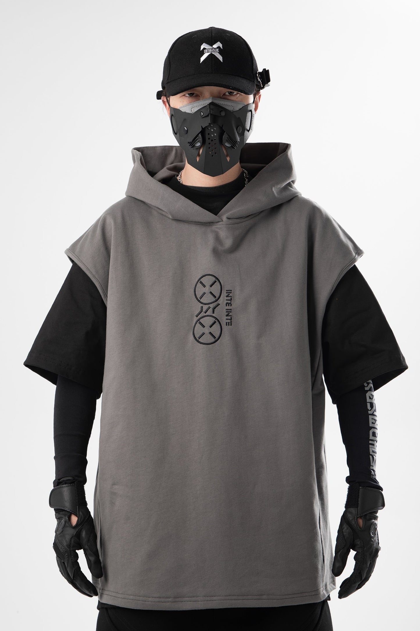 JX "All Business" Short Sleeves Hoodie - Premium Clothing from Niepce Inc - Just $37! Shop now at Concordia Style Boutique