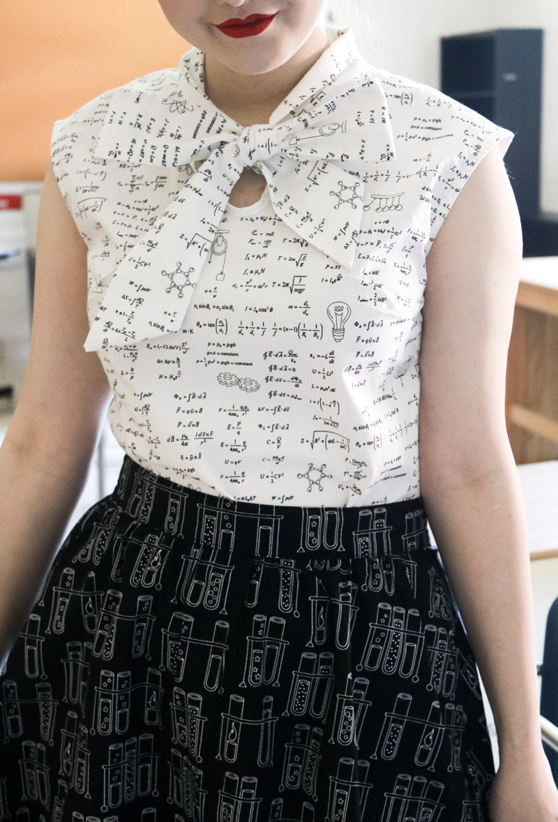 Equations Bow Top - Plus sizes only - Concordia Style Boutique