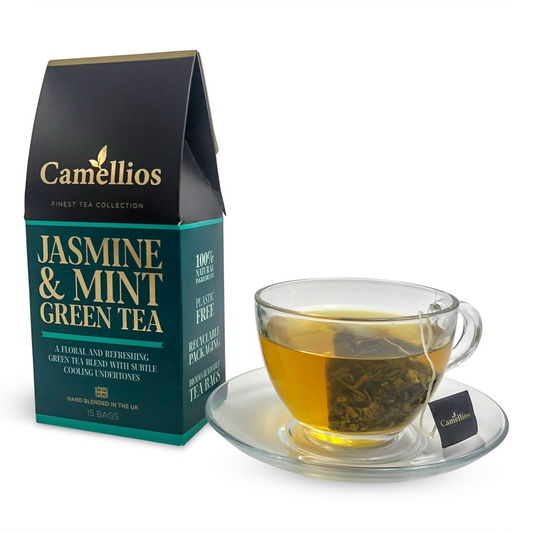 Jasmine & Mint Green Tea - Hand Blended in the UK - Premium Tea from Concordia Style Boutique - Just $25.28! Shop now at Concordia Style Boutique