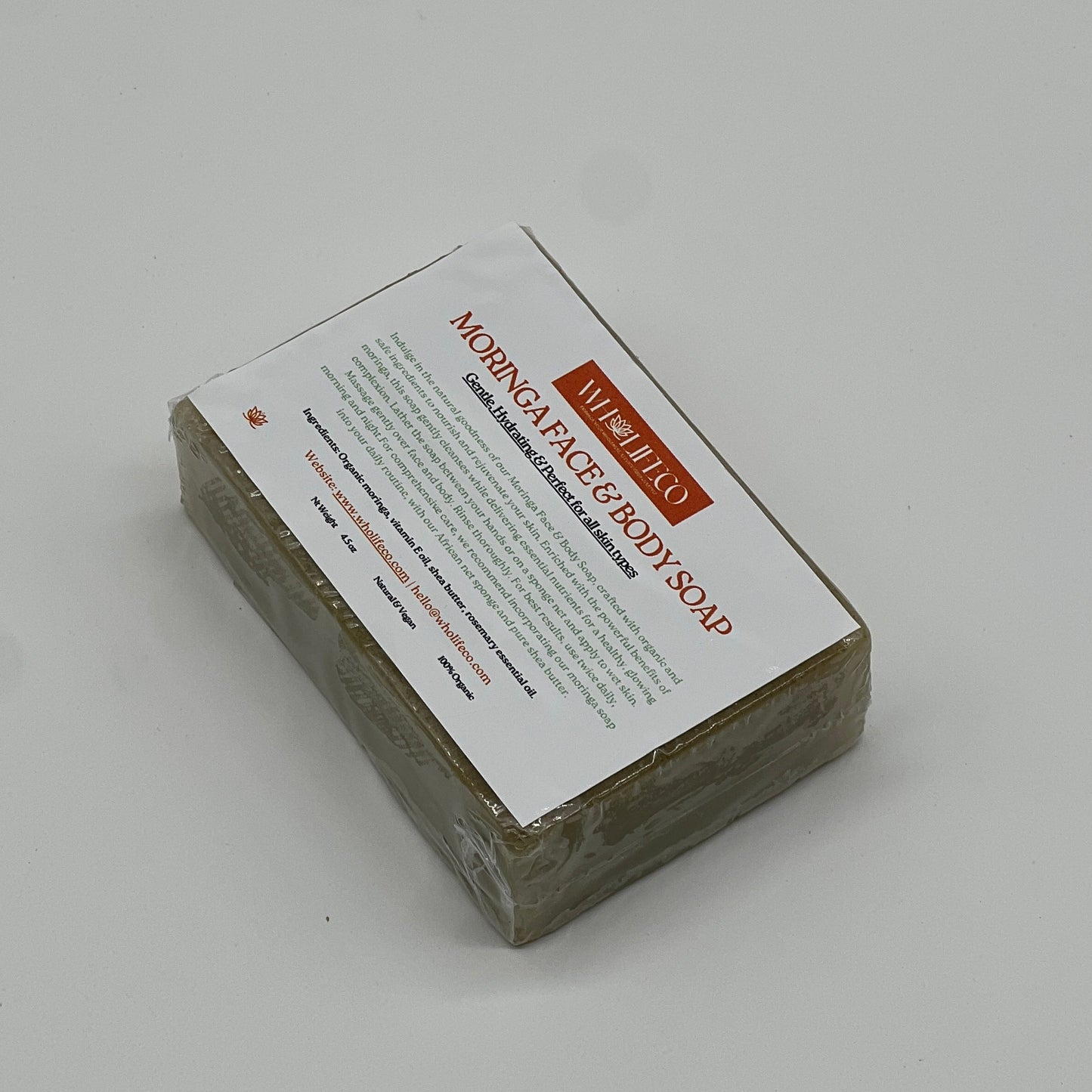 Moringa Face & Body Soap - Vegan & Organic - Concordia Style Boutique