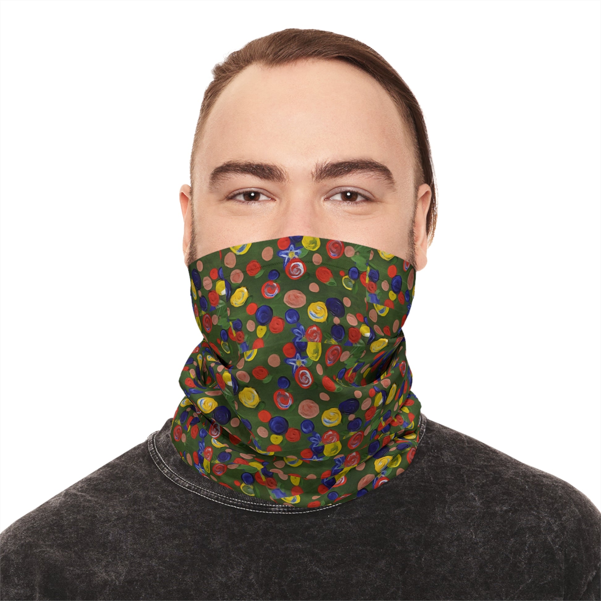 Lightweight Neck Gaiter - "Blobs" - Premium Neck Gaiter from Concordia Style Boutique - Just $18.76! Shop now at Concordia Style Boutique