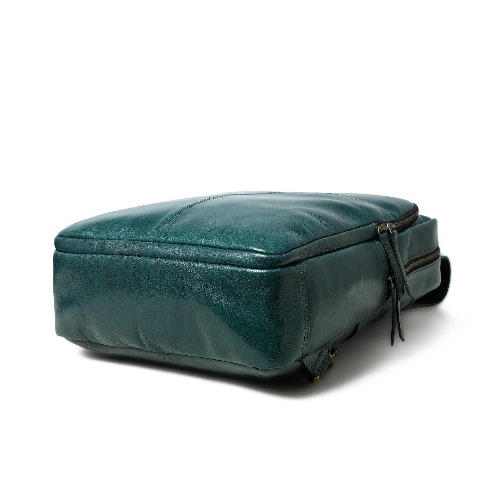 Luxury Italian Leather Backpack, Green - Concordia Style Boutique