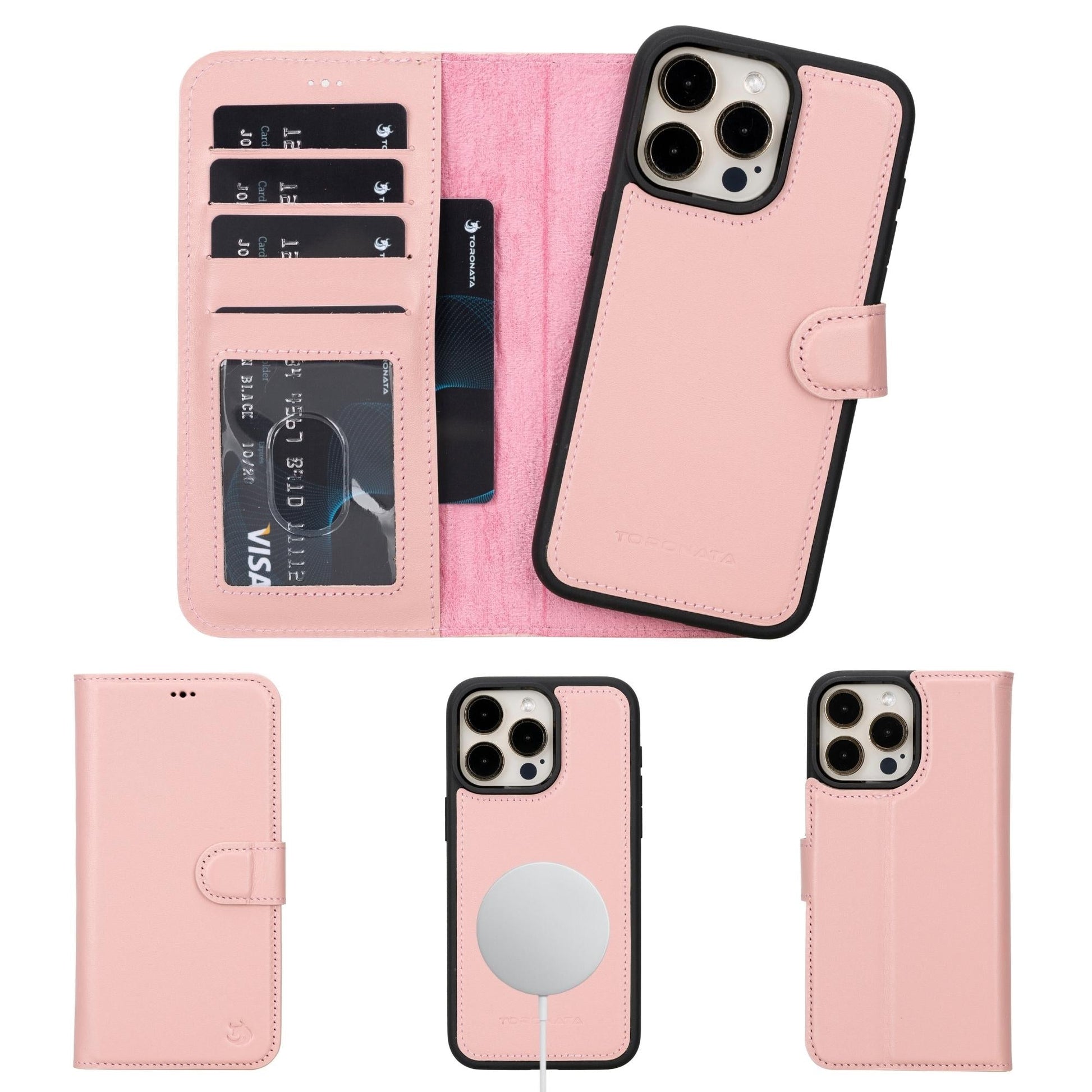 Casper iPhone 14 Series Detachable Leather Wallet Case - Concordia Style Boutique