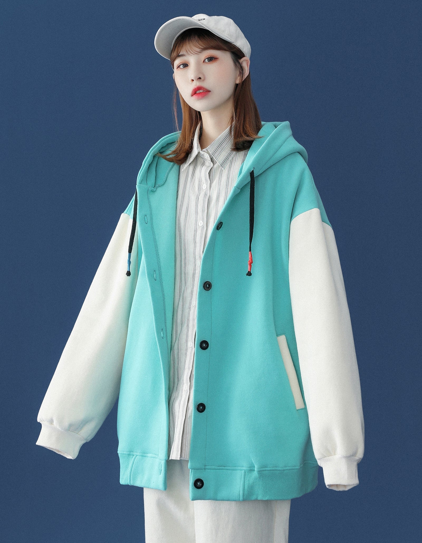 Women's Patchwork 1104 Casual Jacket - Concordia Style Boutique