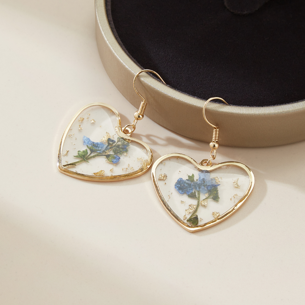 BLOSSOM HEART EARRINGS (PAIR) - Concordia Style Boutique