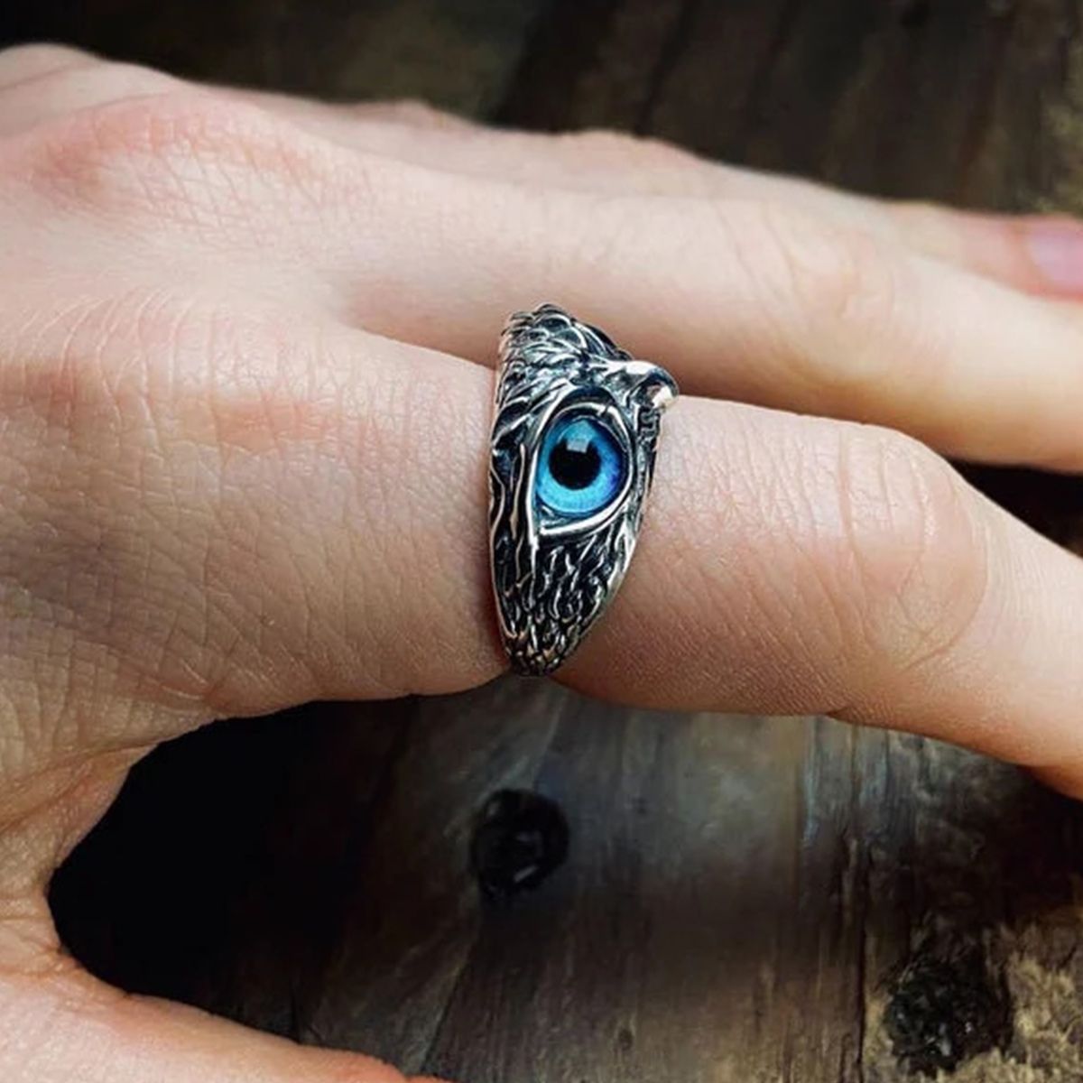 OWL EYE RING (ADJUSTABLE) - Concordia Style Boutique