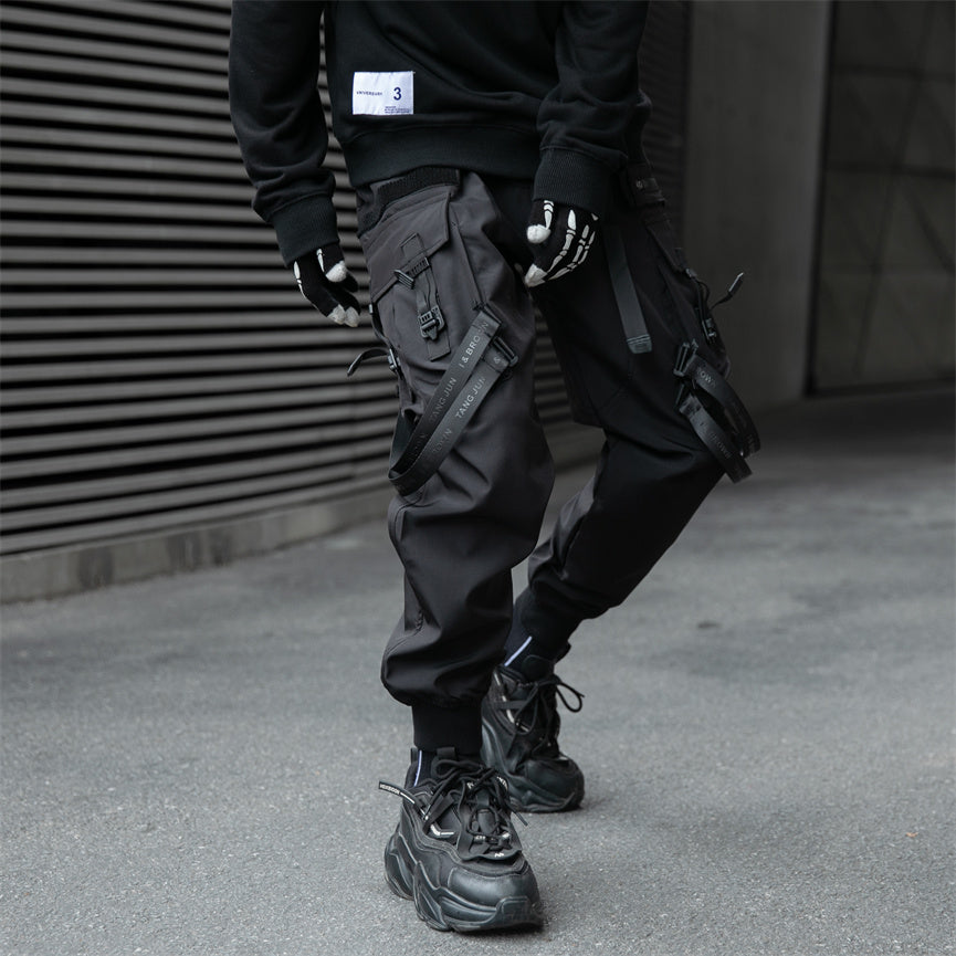 IBP171 Paratrooper Matte Black Joggers - Concordia Style Boutique