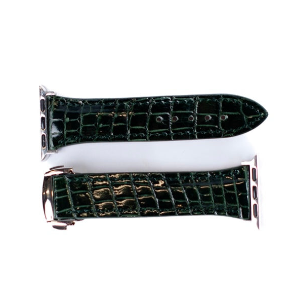 Apple Watch Band, Dark Green Glazed