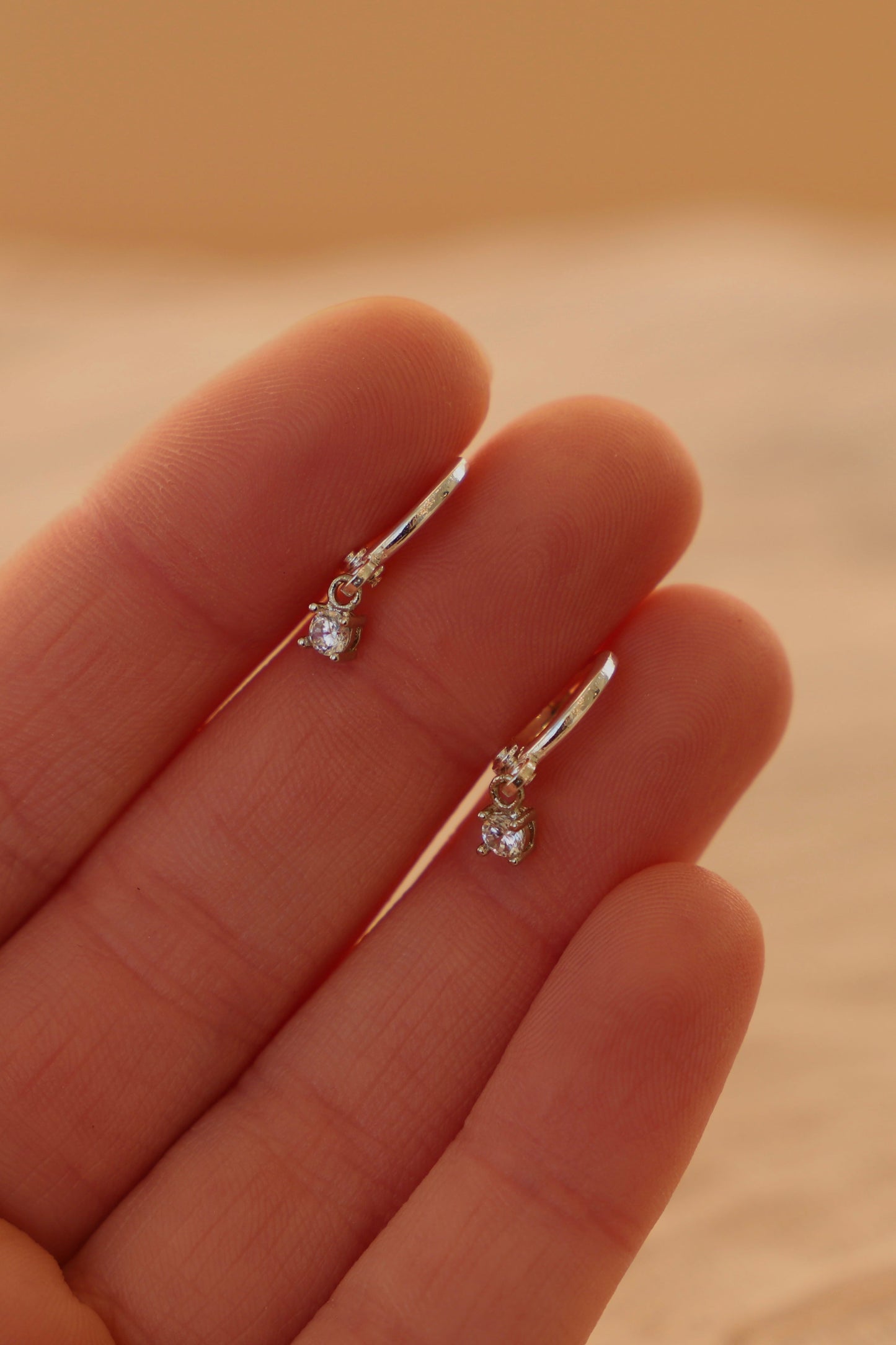 MINIATURE CZ DROP EARRINGS - Concordia Style Boutique