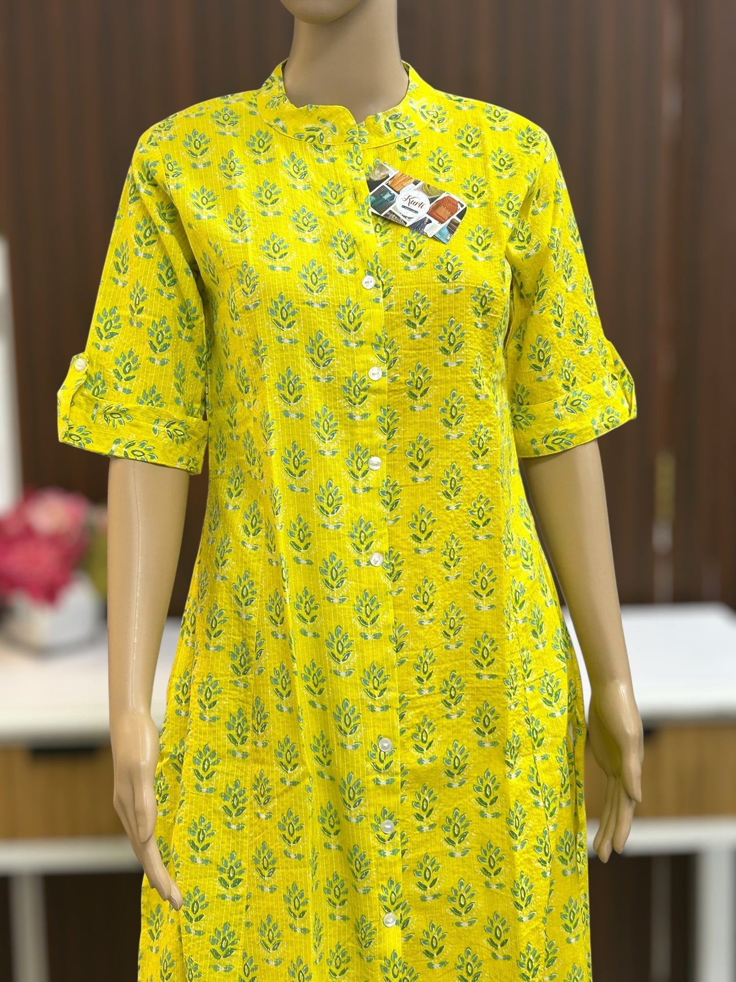 A line Cotton Kurti