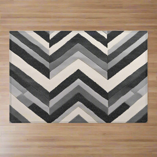 Grey Chevron Rabbit Mat