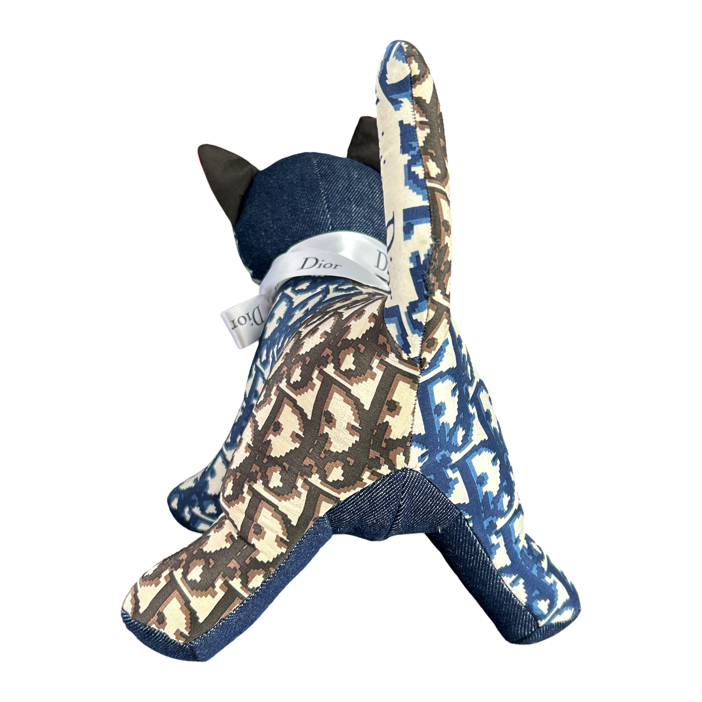 Trotter Vintage Silk Scarf Patchwork Kitten