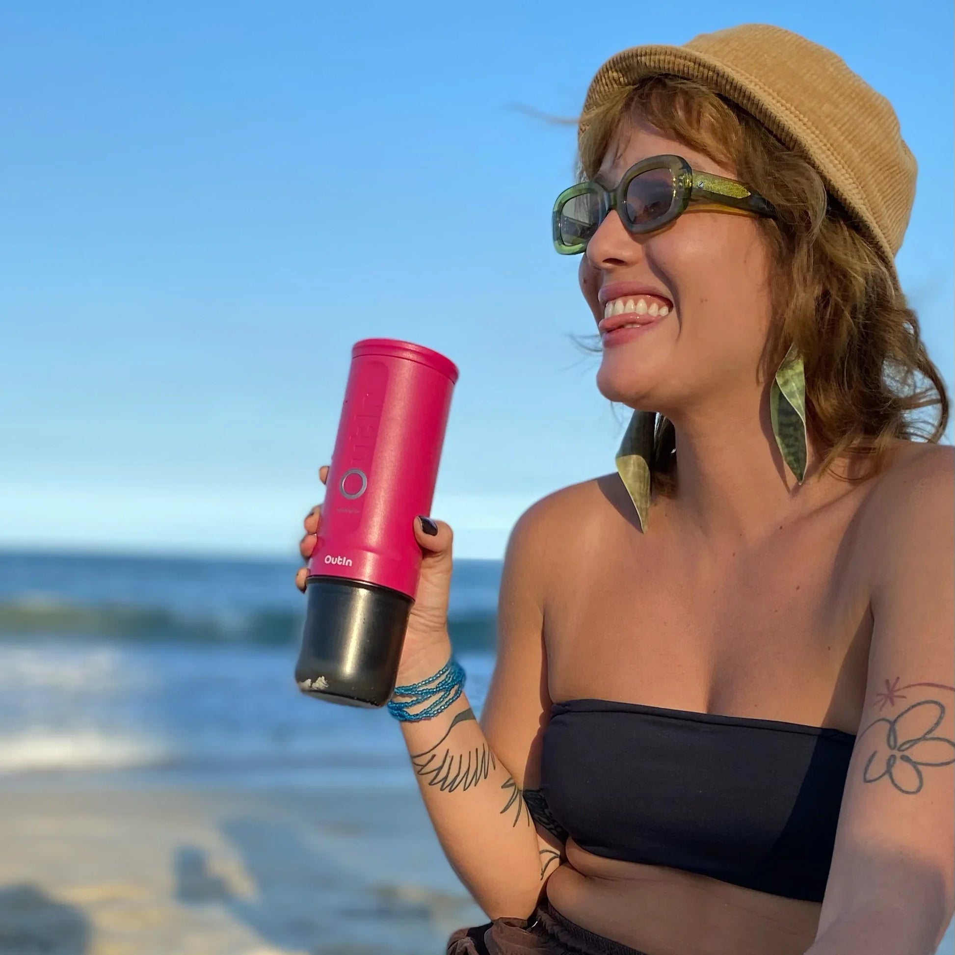 Nano Portable Espresso Machine (Fuchsia Pink) - Concordia Style Boutique