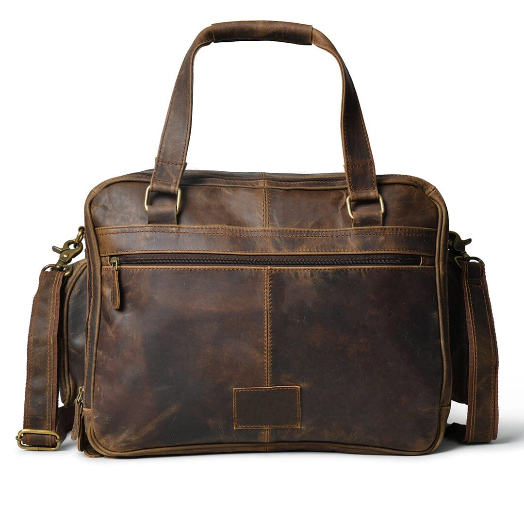Floyd Handmade Buffalo Leather Office Briefcase - Concordia Style Boutique