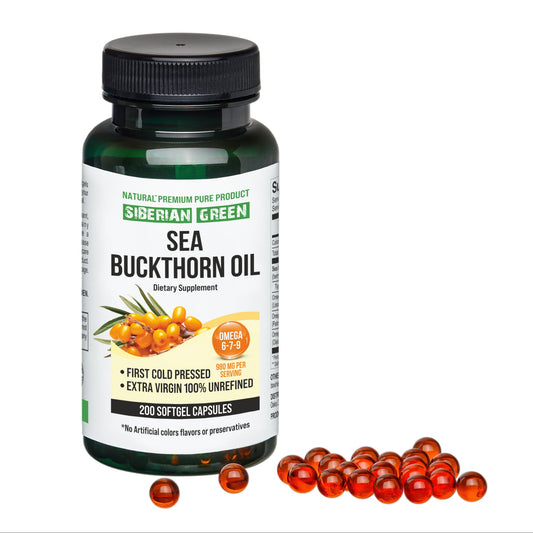Pure Sea Buckthorn Oil Capsules – Max Potency for Optimal Health - Concordia Style Boutique
