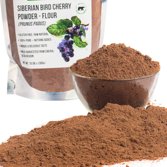 Premium Wild-Harvested Bird Cherry Flour, 300g – Natural & Nutrient-Rich - Concordia Style Boutique