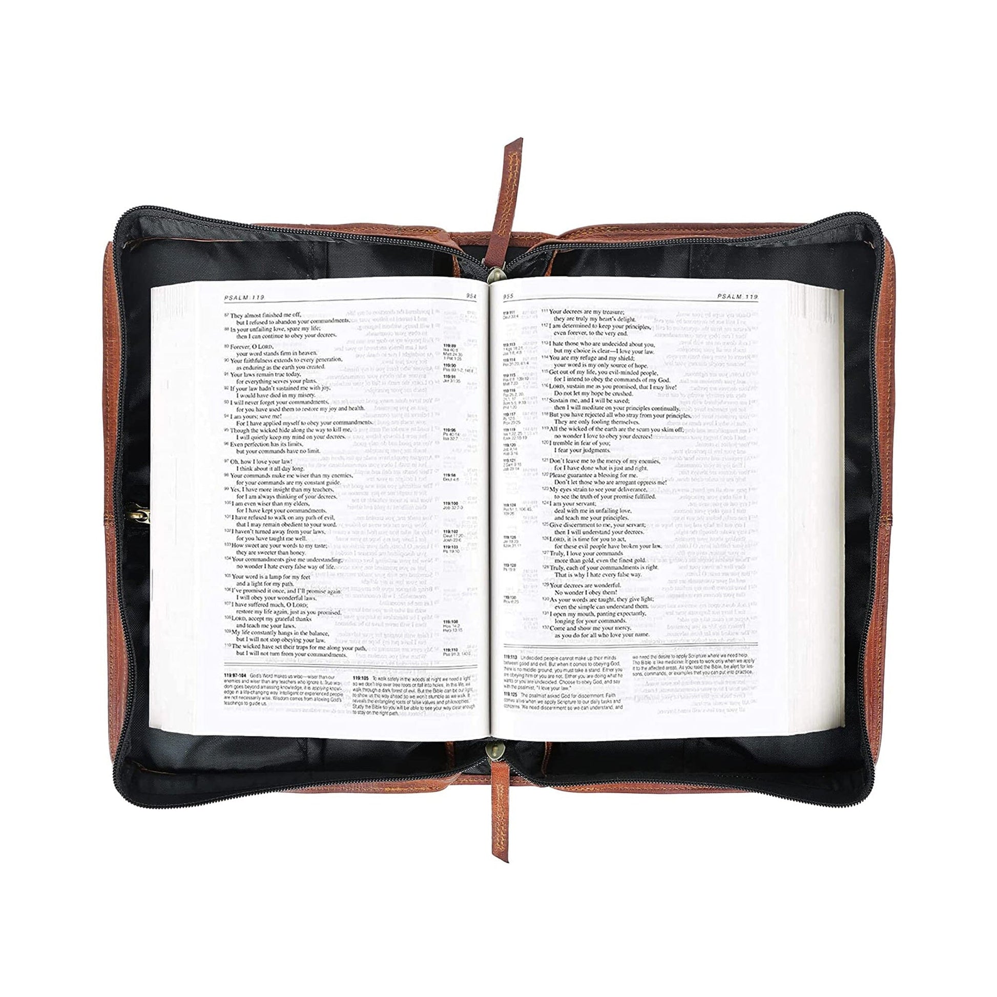 Leather Book Cover - Concordia Style Boutique