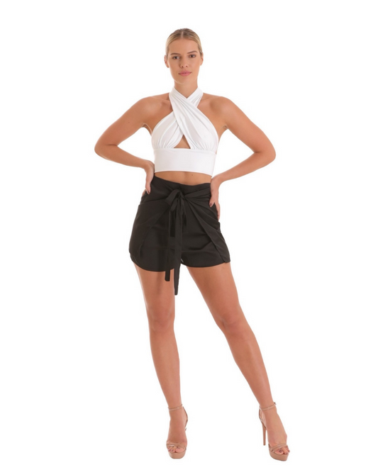 Wrap Short - Viscose Satin - Concordia Style Boutique