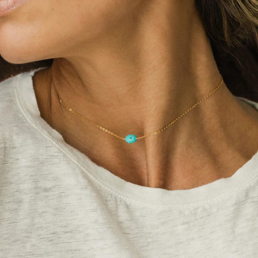 GEMSTONE CHOKER - Concordia Style Boutique