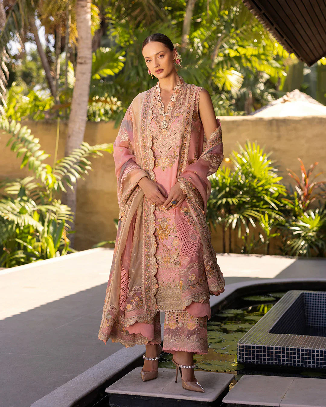 Faiza Saqlain - Peony Three Piece Embroided Lawn
