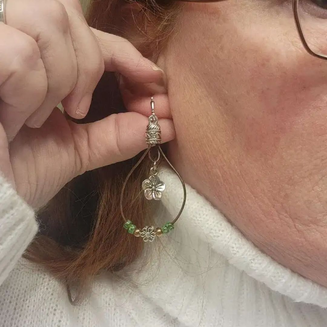 VINTAGE BOHO FLOWER EARRINGS (PAIR) - Concordia Style Boutique