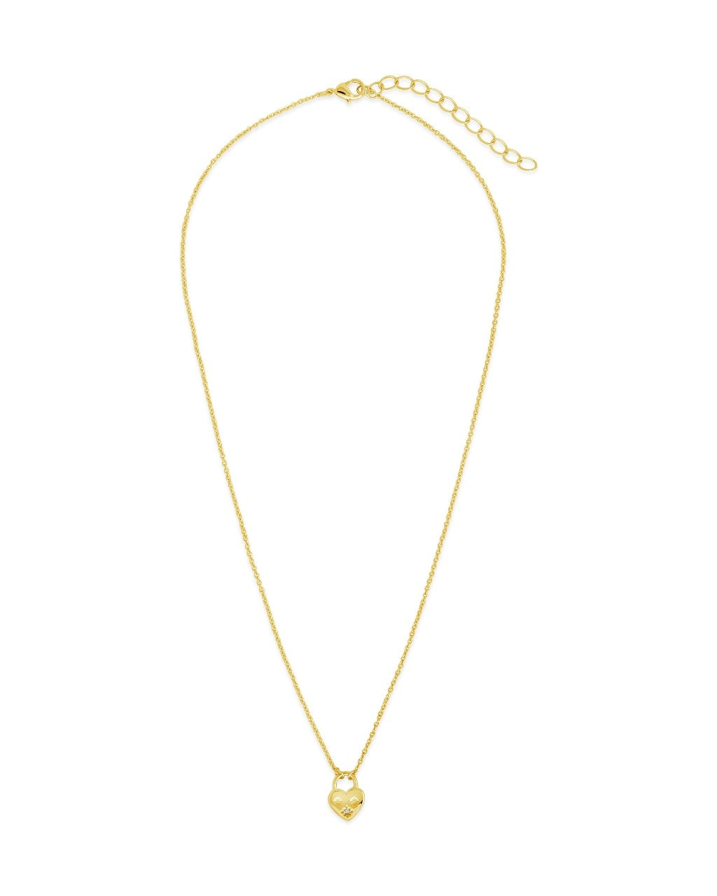 Josephine CZ Heart Locket Pendant Necklace - Concordia Style Boutique