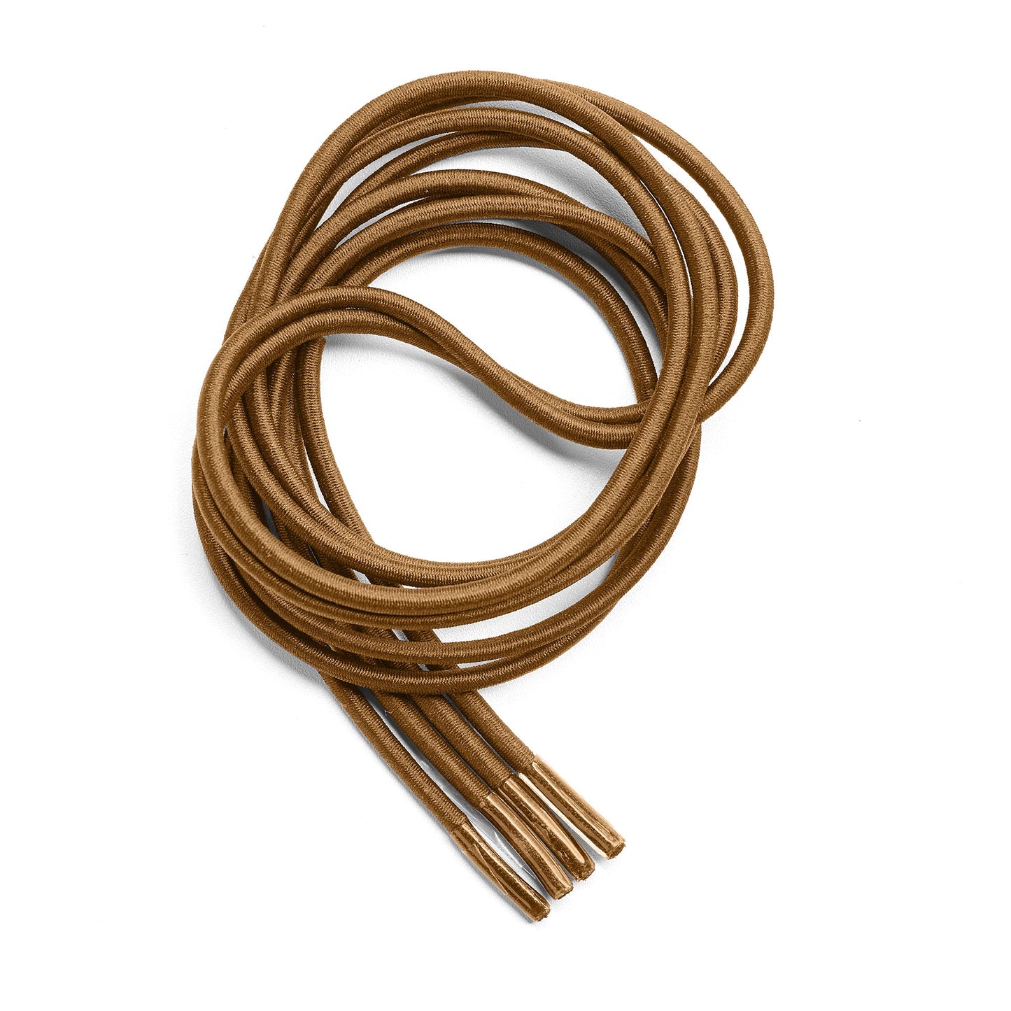 Light Brown Round Elastic Dress Shoe Laces