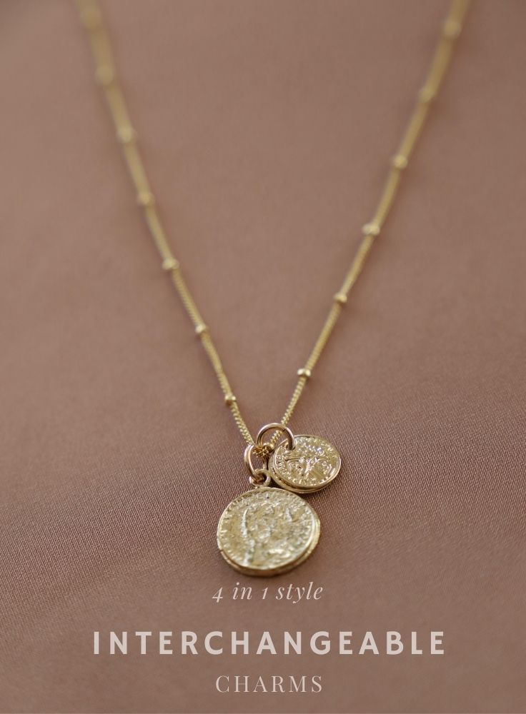 COIN CHARM NECKLACE - Concordia Style Boutique